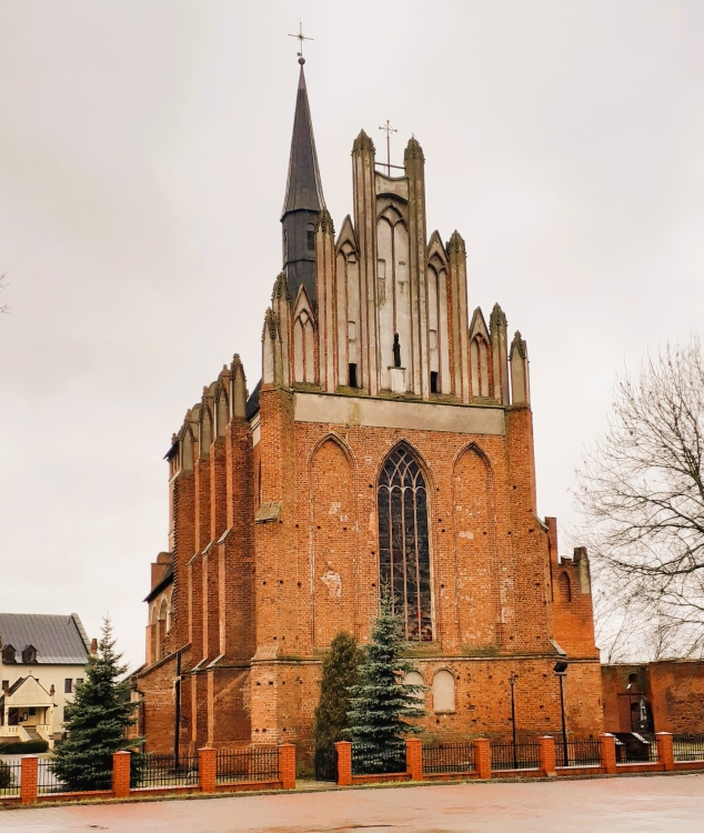 Alte Pfarrkirche in Świecie - Februar 2024